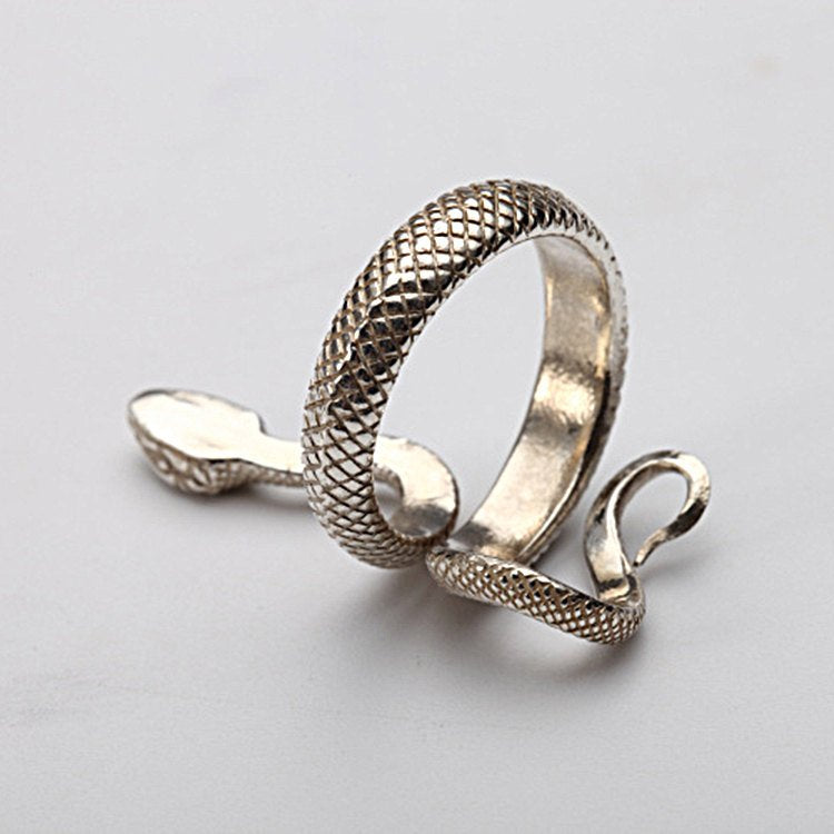 Handmade Silver Snake Ring