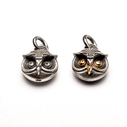 Silver Owl Charm Pendant